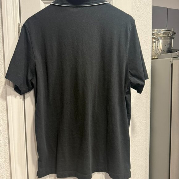 Todd Snyder Jersey Button Down Polo Black L - Picture 3 of 3
